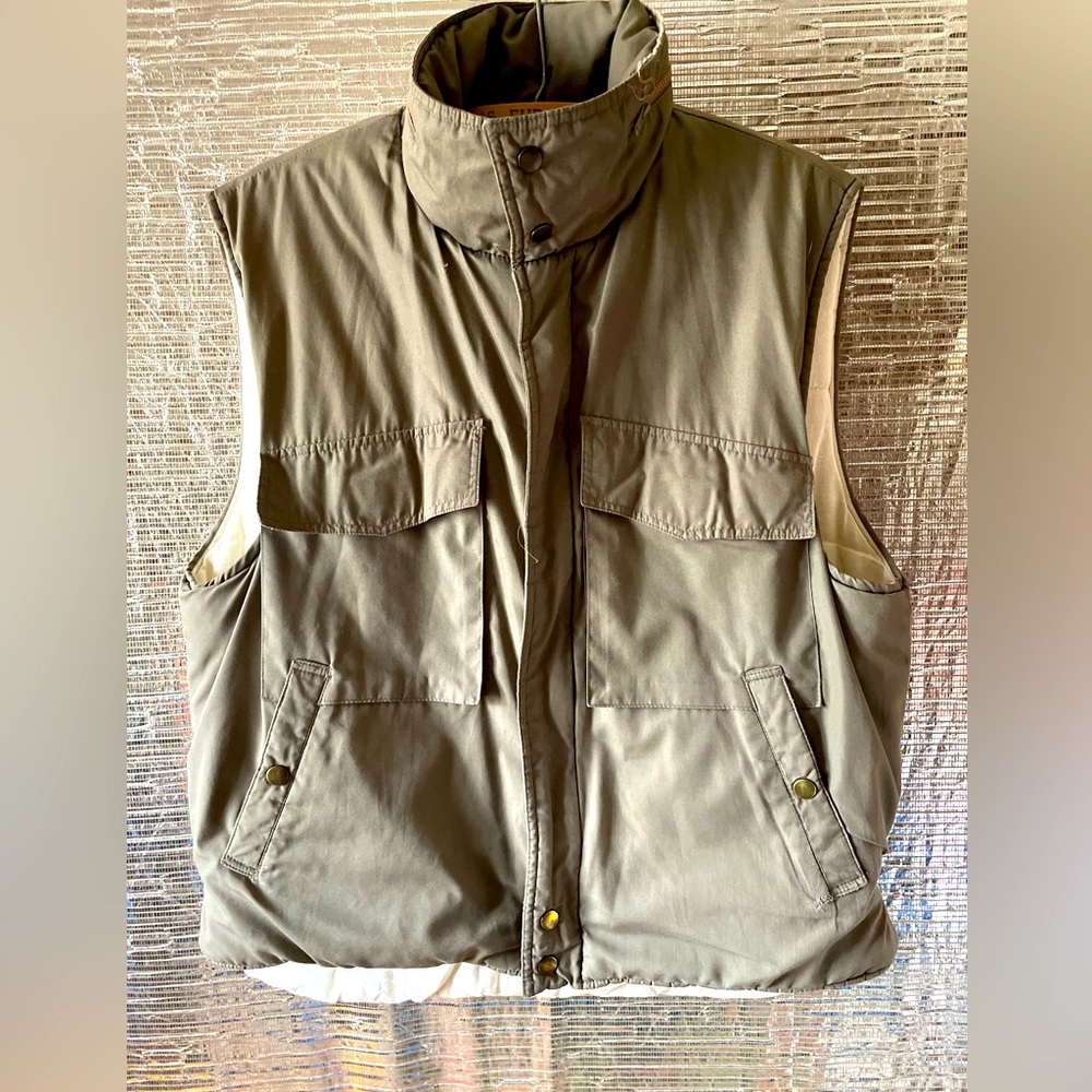 80s utility puffer vest